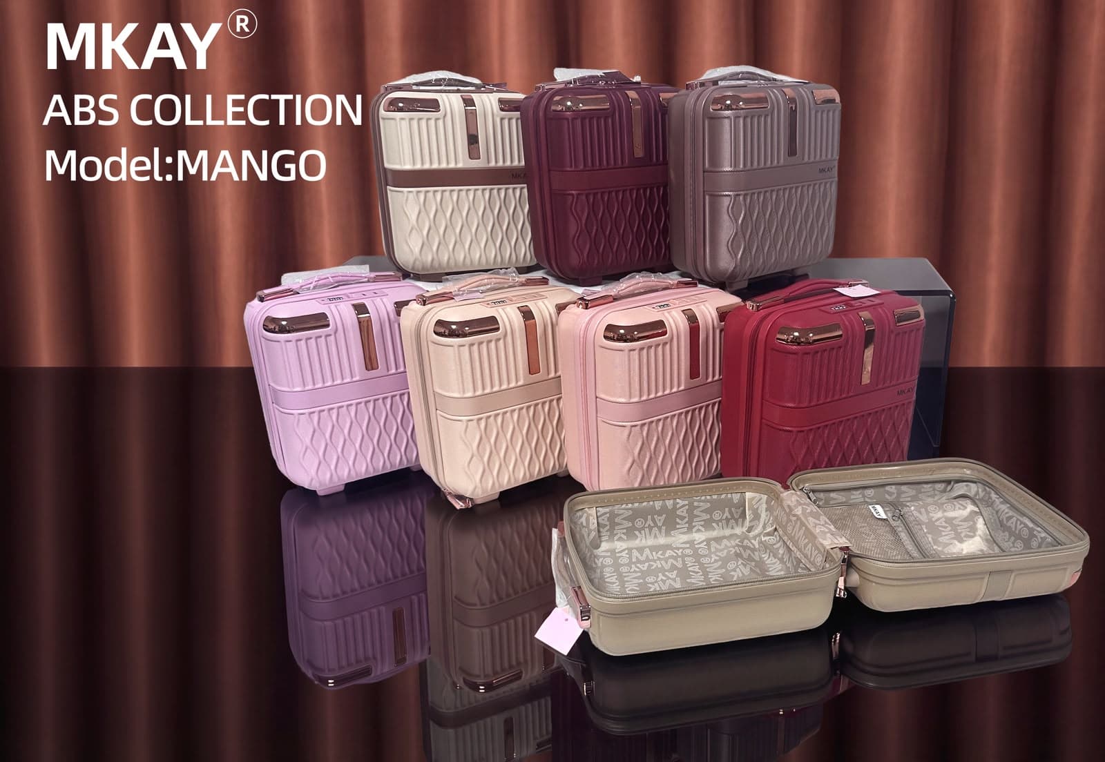 Wave-Textured Two-Tone Hardshell Case