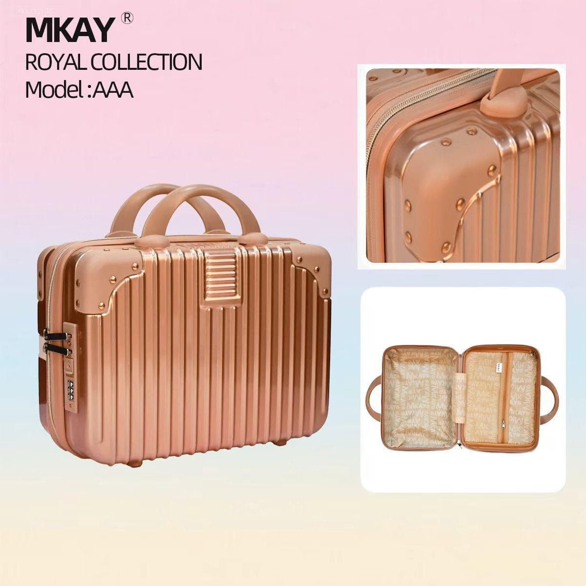 Royal Collection Rose Gold Vanity Case