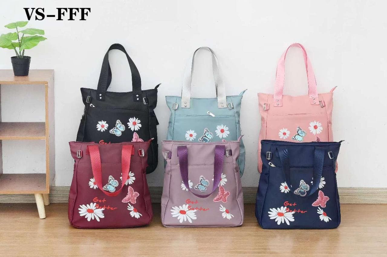 VS-FFF Floral Printed Travel Backpack